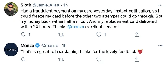 Monzo on Twitter